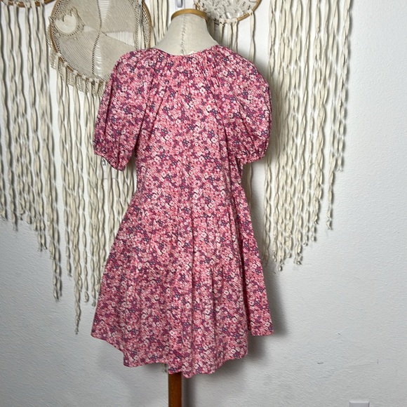 Spell NWT Poppy Smocked Mini Dress Size XS - Picture 4 of 10